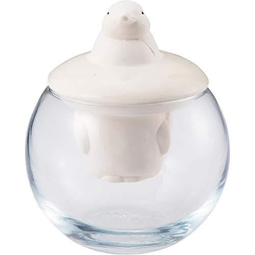 かわいい雑貨 ドーム型 エコ加湿器 卓上 陶器 気化式 ペンギン SAN3252-4 | 