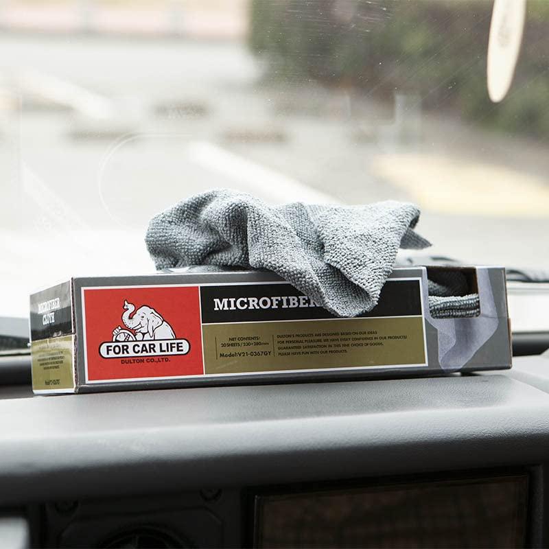 ダルトン(Dulton) マイクロファイバークロス グレー 230×280mm 20枚入り FOR CAR LIFE 掃除用品 布巾 車載 高さ | 