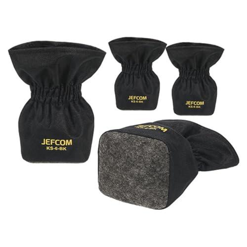 ジェフコム(Jefcom) キャタツソックス 脚立 床面保護 KS-6-BK | 