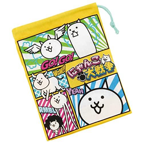 スケーター(Skater) 子供用 コップ袋 21×15cm にゃんこ大戦争 23 日本製 KB62-A | 