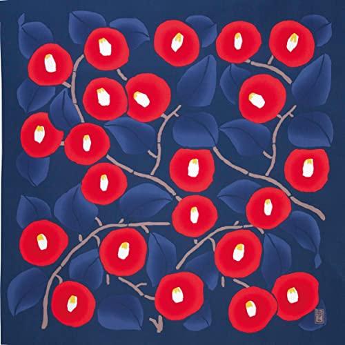 むす美 ふろしき 70 竹久夢二 アクアドロップ つばき コイアイ 70cm ポリエステル 撥水加工 | 