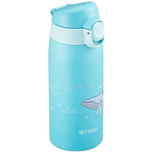 タイガー魔法瓶(TIGER) タイガー 水筒 350ml かめいち堂 マグ ステンレスボトル ワンタッチ 軽量 クジラ MCT-A035A | 