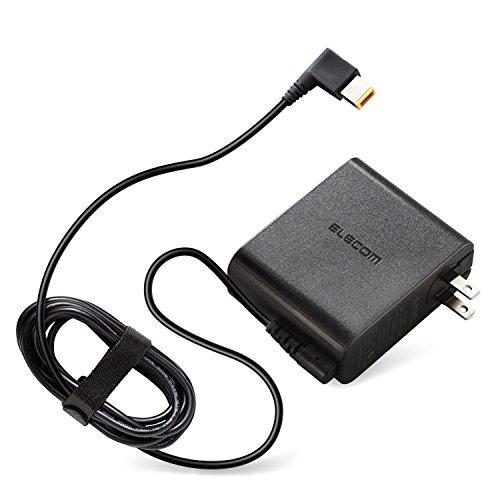 エレコム ノートPC用ACアダプター 角型コネクタ 20V Lenovo ACDC-2065LEBK | 
