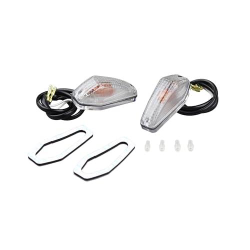 ポッシュフェイス(POSH FAITH) バイク用品 貼り付けウインカー エアロシャープミニタイプ(2個入り) 12V10W電球付 クリアーレン | 