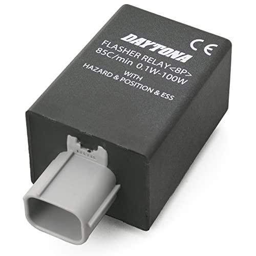 デイトナ(Daytona) バイク ウインカーリレー LED対応 ホンダ 8ピン(0.1W~100W) ハザード + ポジション + ESS対応 | 