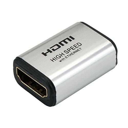 ホーリック HDMI中継アダプタ シルバー HDMIF-HDMIF | 
