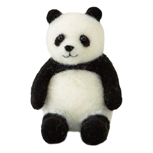 ハマナカ 羊毛フェルトキット ニードルフェルトでつくるどうぶつたち パンダ H441-551 | 