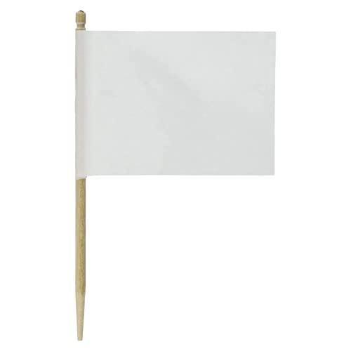 ヤマコー 無印小旗 200本入 日本製 21047 ホワイト | 
