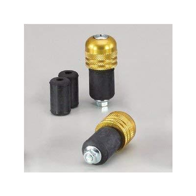 ハリケーン(HURRICANE) アルミサイドキャップ P22 ローレット ゴールド HB0315G バーエンド | 