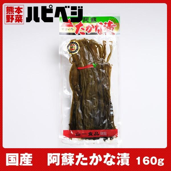 山一食品　阿蘇たかな漬【160g】同梱専用　※こちらの商品は野菜セット購入した方のみの同梱商品になります。｜hapiveg