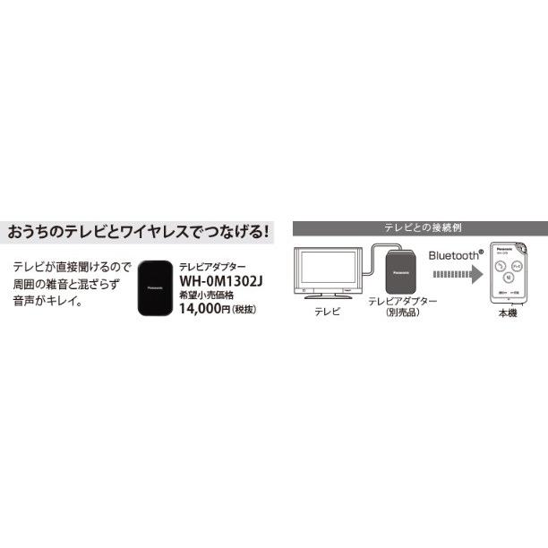 トップ パナソニック panasonicポケット型補聴器ＷＨ-Ｊ25Ｄ用テレビ