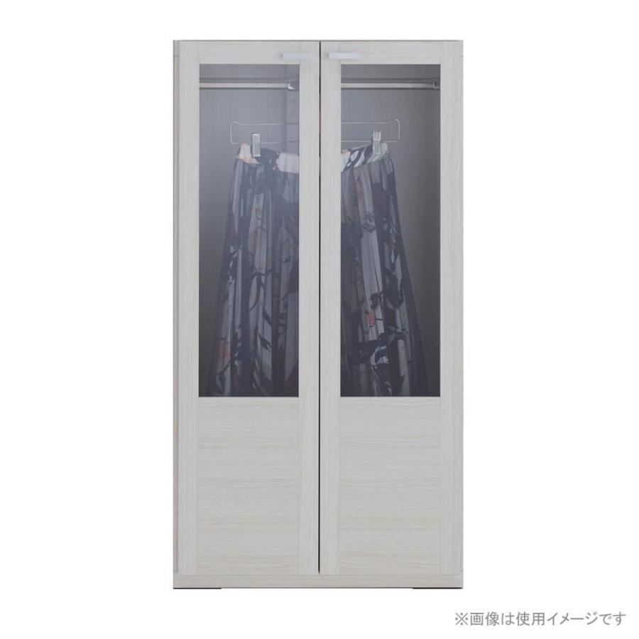 フナモコ キッチン収納 Ab Happeast 洋服ガラス戸 ホワイトウッド柄 洋服ガラス戸 Gcs 60