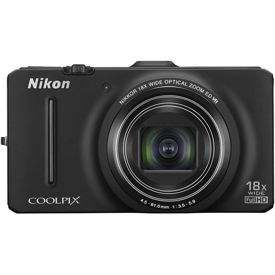 Nikon Coolpix S9300 16 0 MP デジタルカメラ S9300 (メーカー生産終了) ハッピーマーケット ブラック 16 0  20220517091843356092340 お取寄の
