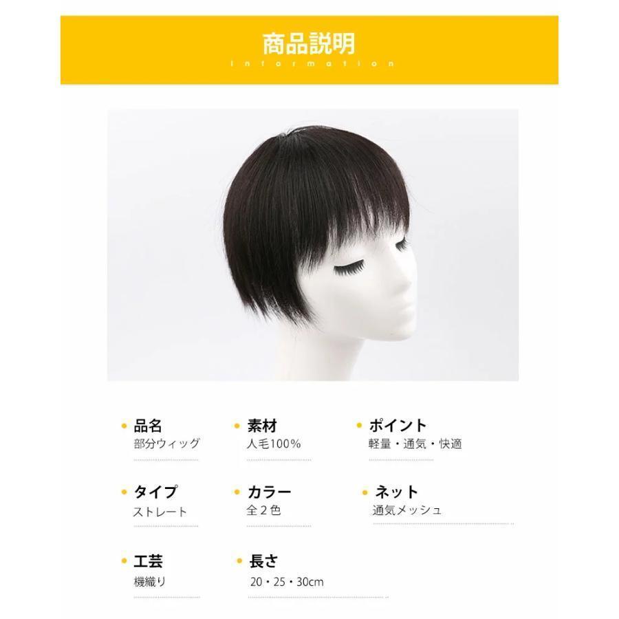 柔らかな質感の柔らかな質感の前髪ウィッグ 自然 部分ウィッグ 約25CMかつら 人毛100% レディース ショート ミディアム 頭頂部 つむじ メッシュネット トップピース ヘアピース レディースアクセサリー 前髪ウィッグ ダークブラウン 25cm ショートボブ かつら 自然 部分ポイント