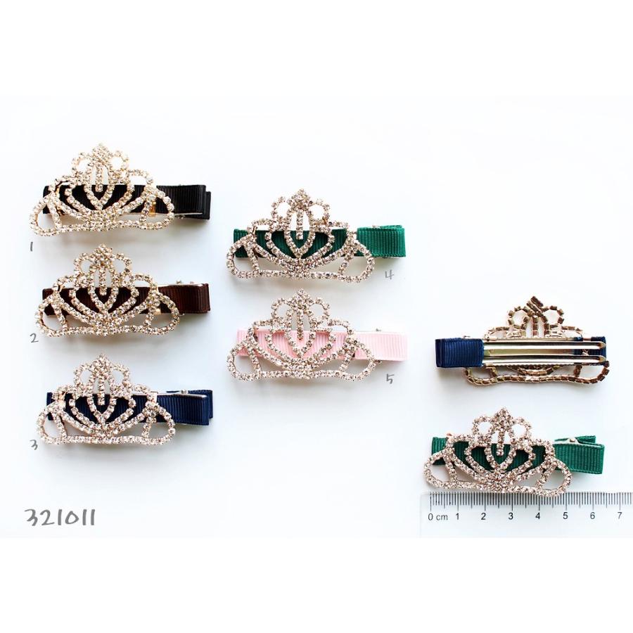 ポイント消化 500円 送料無ヘアクリップ スワロスキー  クラウンヘアクリップ　 | SWAROVSKI | 03