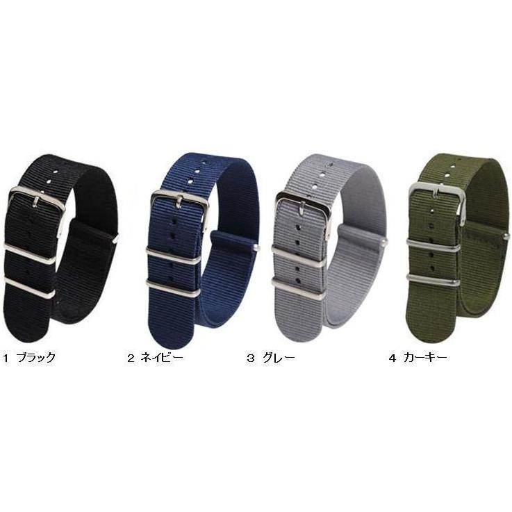 NATOベルト 布 ナイロンストラップ TIMEX KNOT DW 替えバンド ２４ｍｍ |  | 01