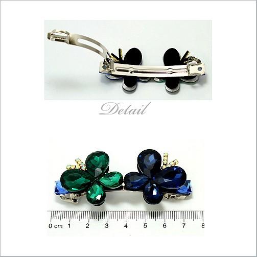 ヘアーアクセサリー ヘアークリップ スワロスキー バレッタ レディースガールズ カラフルヘアバレッタ　 | SWAROVSKI | 02