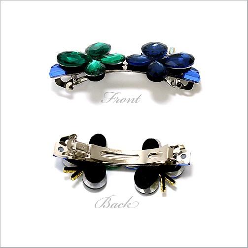 ヘアーアクセサリー ヘアークリップ スワロスキー バレッタ レディースガールズ カラフルヘアバレッタ　 | SWAROVSKI | 03