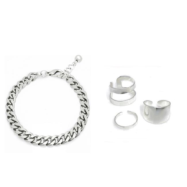 ブレスレット バングル/レディスアクセサリー メタルブレスレット 腕輪