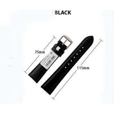 本革ベルト クロコダイル カーフステッチ 牛押し型１８ ２０ｍｍクロコダイル押し型 光沢 ブラック |  | 04