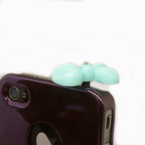 スマートフォンアクセサリー イヤホンジャック iphone&スマホ・タブレット スマホピアス スワロースキーリボン結び | SWAROVSKI | 05