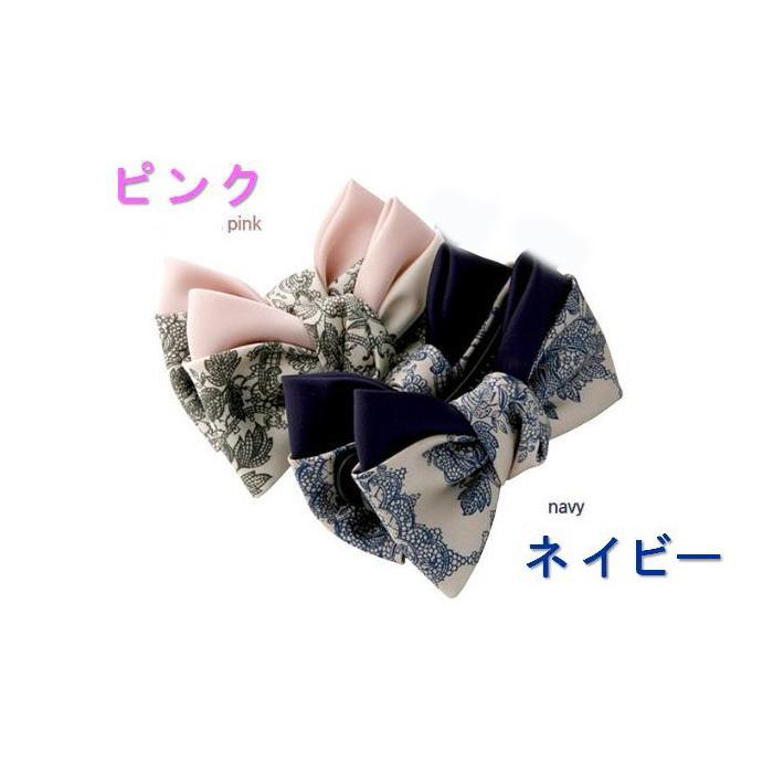 ヘアアクセサリー バレッタ ヘアクリップ レディースガールズ リボンバレッタ. |  | 01