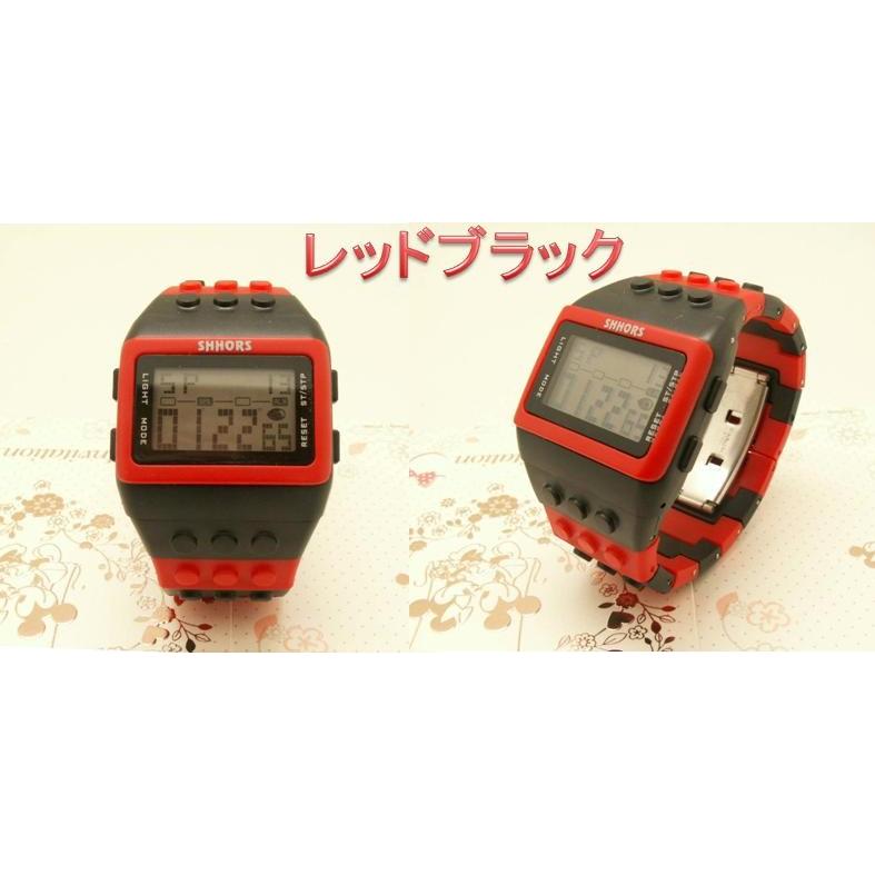 メンズ時計 レディズ時計 腕時計 ＬＥＤ時計 デジタルウォッチ レゴ時計 ファション時計 カラフル ボーイズ、ガールズ ブロックベルト時計Ｎｏ１！ 送料無料!　 |  | 02