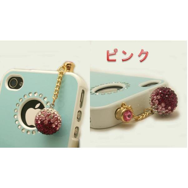 スマートフォンアクセサリー ゴールドイヤホンジャックス マホピアス スワロースキー iphone&スマホ・タブレット デコボール | Apple | 01