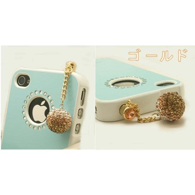 スマートフォンアクセサリー ゴールドイヤホンジャックス マホピアス スワロースキー iphone&スマホ・タブレット デコボール | Apple | 03