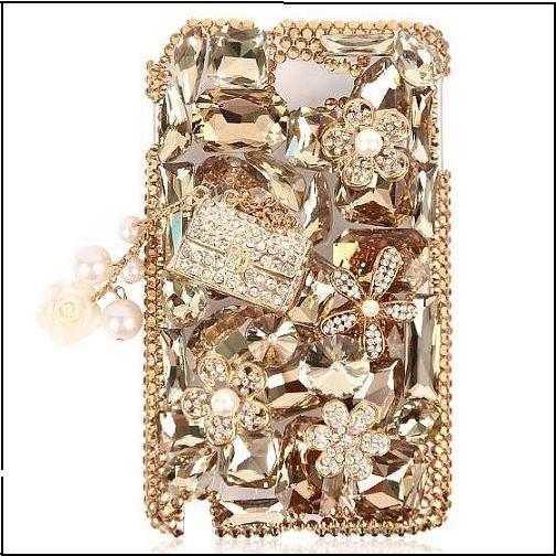 SWAROVSKI（スワロフスキー） デコ電パーツ、カメリア＆バッグ、大きな 