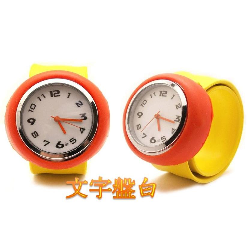 メンズ時計 レディース時計 子供時計 オモチャ ファション時計 カラフル時計 巻きつく時計 シリコーン時計 ゼリー時計 腕時計 （丸）オレンジイエロー!　 |  | 01