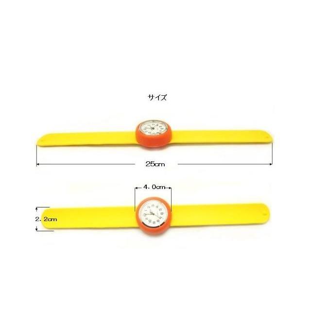 メンズ時計 レディース時計 子供時計 オモチャ ファション時計 カラフル時計 巻きつく時計 シリコーン時計 ゼリー時計 腕時計 （丸）オレンジイエロー!　 |  | 05