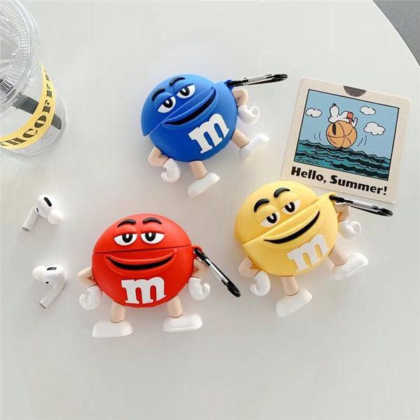 AirPods 1・2 Pro m＆mチョコエアポッドケース かわいい