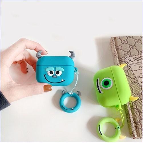 AirPodsPro ケース かわいい キャラクター シリコン エアポッドプロ  落下防止 リングトラップ キャラクター |  | 04