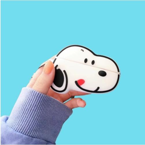 airPodsPro ケーススヌーピー  かわいい キャラクター イヤホンケース  落下防止  チャリー＆スヌーピーキーホルダー、ストラップ付きエアポッドケース |  | 01