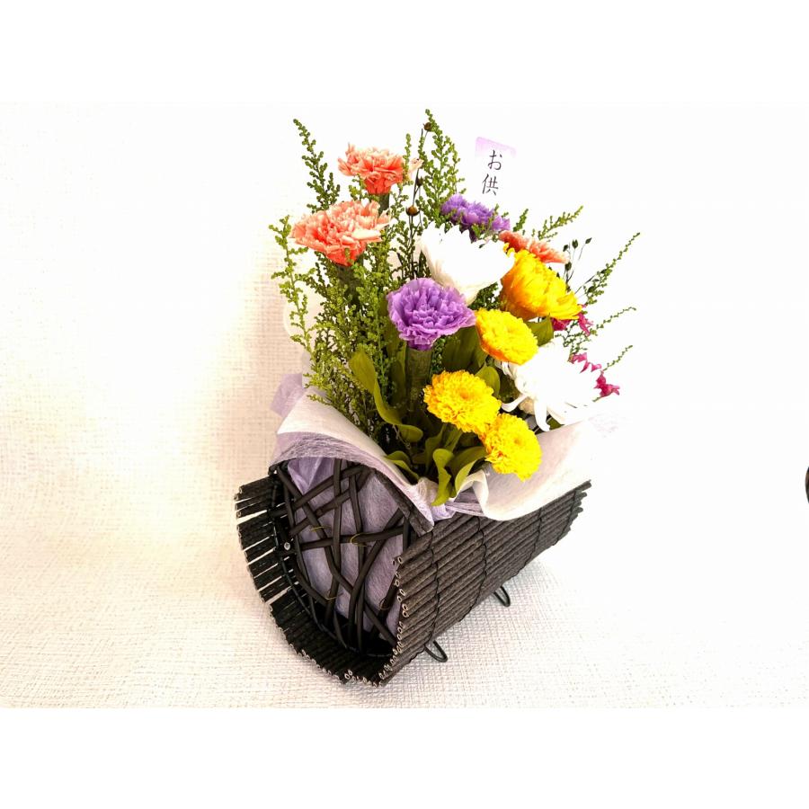 プリザーブドフラワー仏花 大きなお供花 偲ぶ お供え 御供物 お盆 お