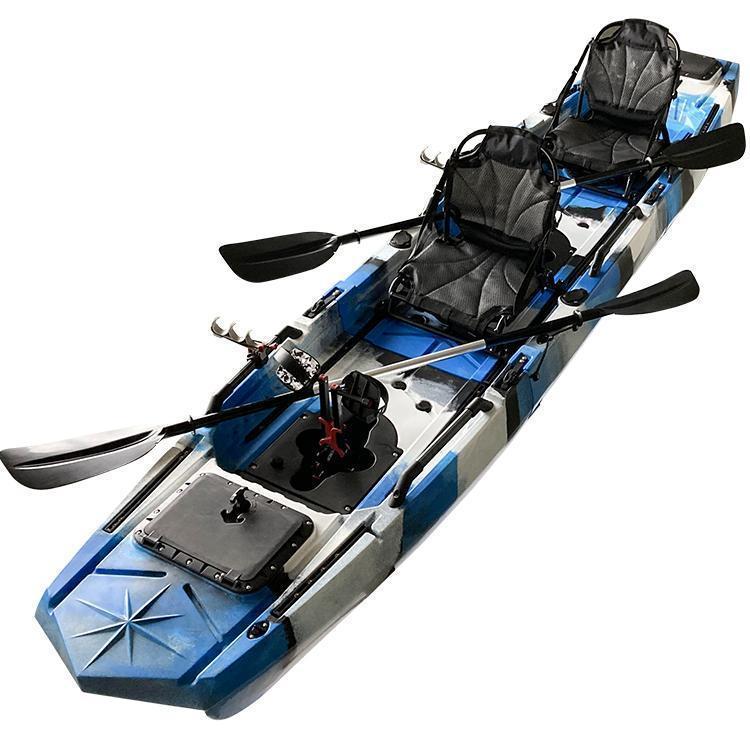 超特盛ミラクルプライス フィッシングカヤック 2人乗り ペダル式 カヤック ペダル 手漕ぎ 足漕ぎ 分割式 シーカヤック 2人用 フィッシング 釣り カヌー ボート 海 湖 川 船 出航 od494 【NAN3810394920】(134567円)