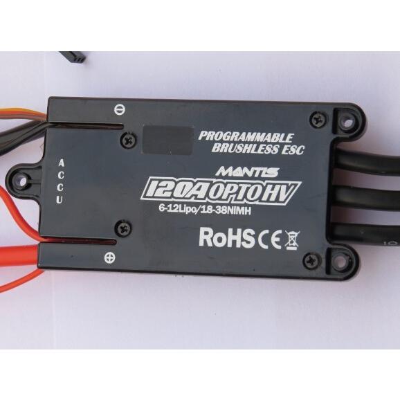 120A OPTO HV ブラシレス ESC スピードコントローラー 6-12S LiPO UBEC