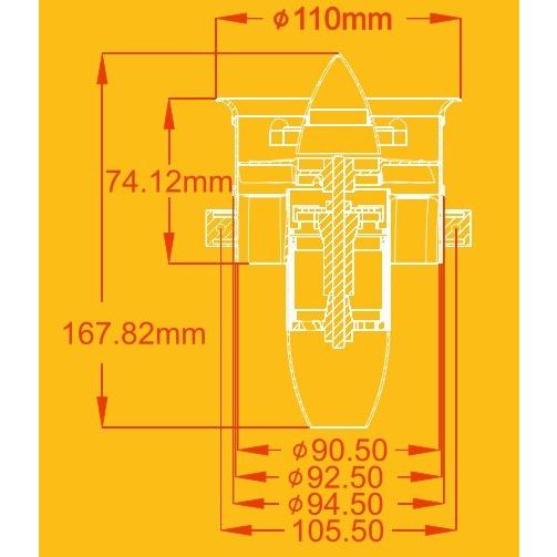 ラジコンジェット 90mm 6s JP EDF フルメダルダクテッドファン Full