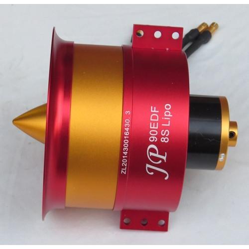 ラジコンジェット 90mm 8s JP EDF フルメダルダクテッドファン Full Metal Ducted Fan モーター付き
