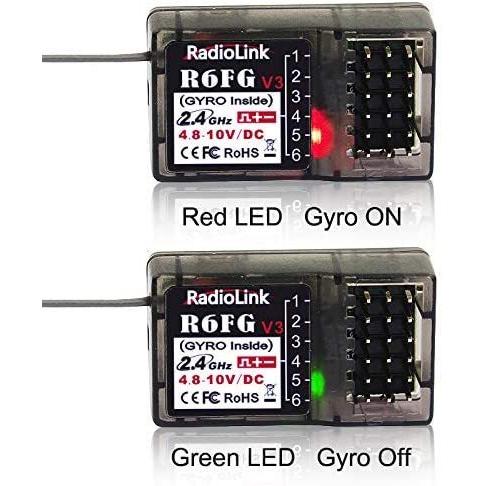 Radiolink R6FG 6CH RC ジャイロ内蔵受信機 2.4G HVサーボ対応 Radiolink R6FG 6CH RC ジャイロ内蔵受信機 2.4G HVサーボ対応