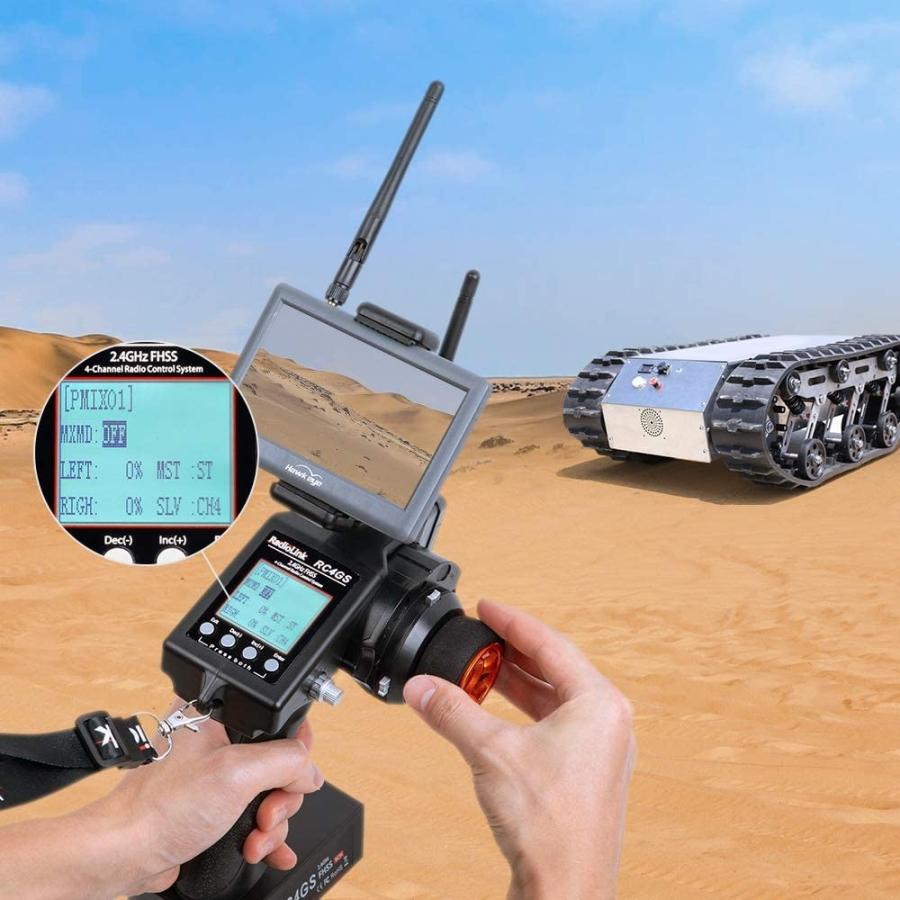 Radiolink RC4GS V3 5CH 2.4GHz プロポセット RC カー ボート Radiolink RC4GS V3 5CH 2.4GHz プロポセット RC カー ボート