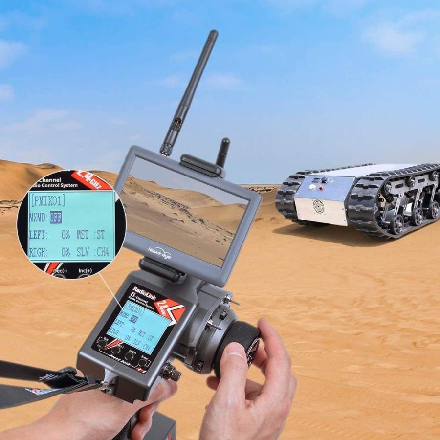 Radiolink RC6GS V3 2.4G プロポセット RCカー、船用 R7FG 距離 Radiolink RC6GS V3 2.4G プロポセット RCカー、船用 R7FG 距離