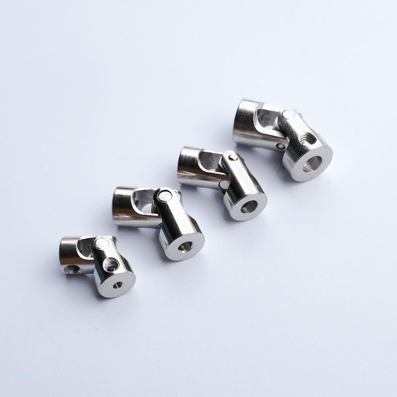 ユニバーサルジョイント 2mm 3mm 4mm 5mm 軸用 ステンレス 作動角 45度 工作 RC ボート パワーユニット ネジ六角レンチ