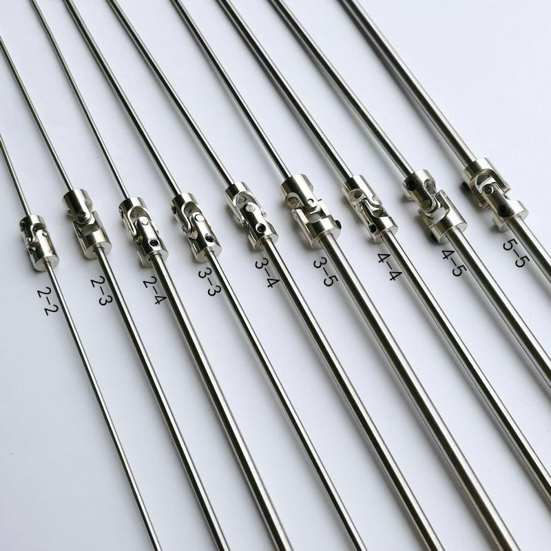 ユニバーサルジョイント 2mm 3mm 4mm 5mm 軸用 ステンレス 作動角 45度