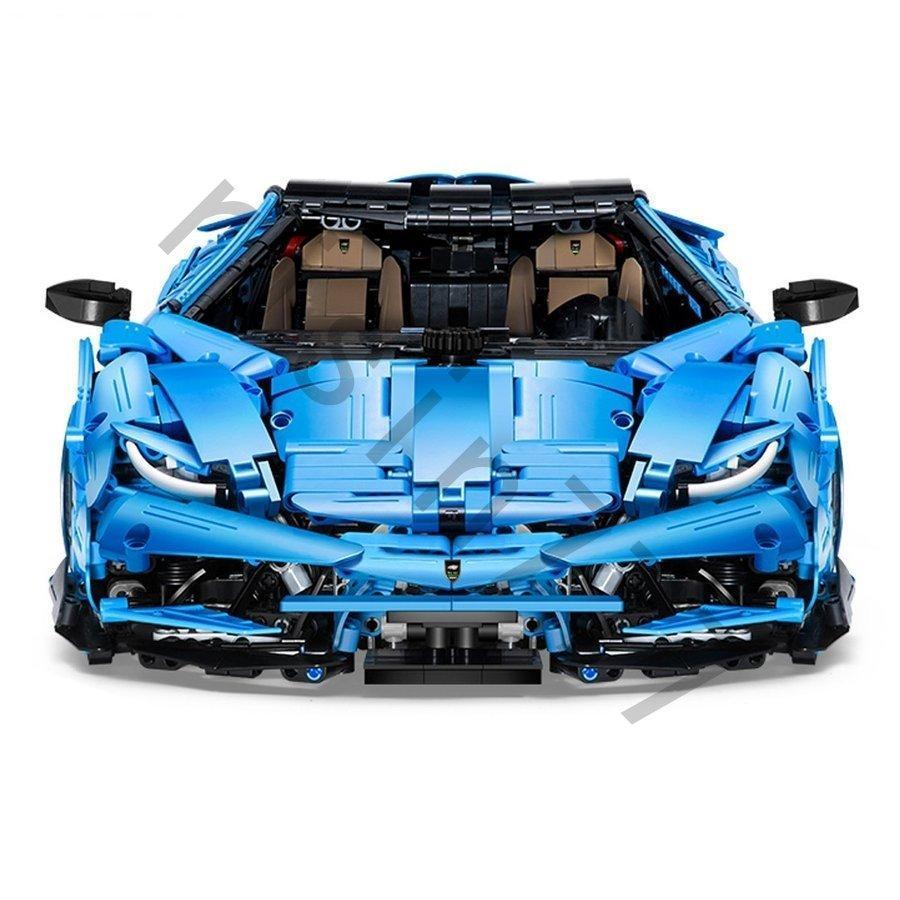 LEGOレゴ互換品 ランボルギーニ センテナリオ デザイン ブルー