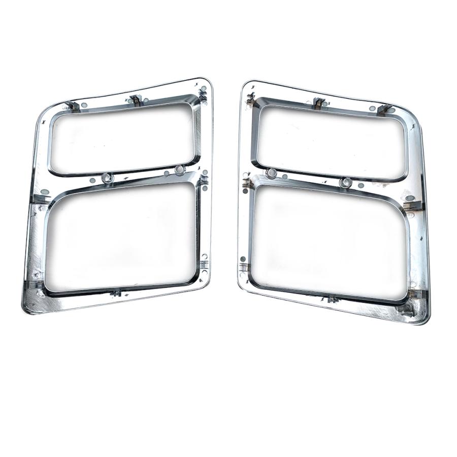 未使用！いすゞ ギガヘッドライト カバーメッキ 左右 いすゞ ファイブスター ギガ 左 右 ヘッド ランプ カバー メッキ