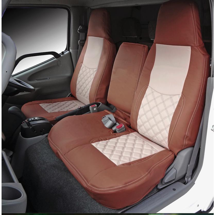 シートカバー デュトロ ダイナ トヨエース H11.5~ 標準 ダブルキャブ 