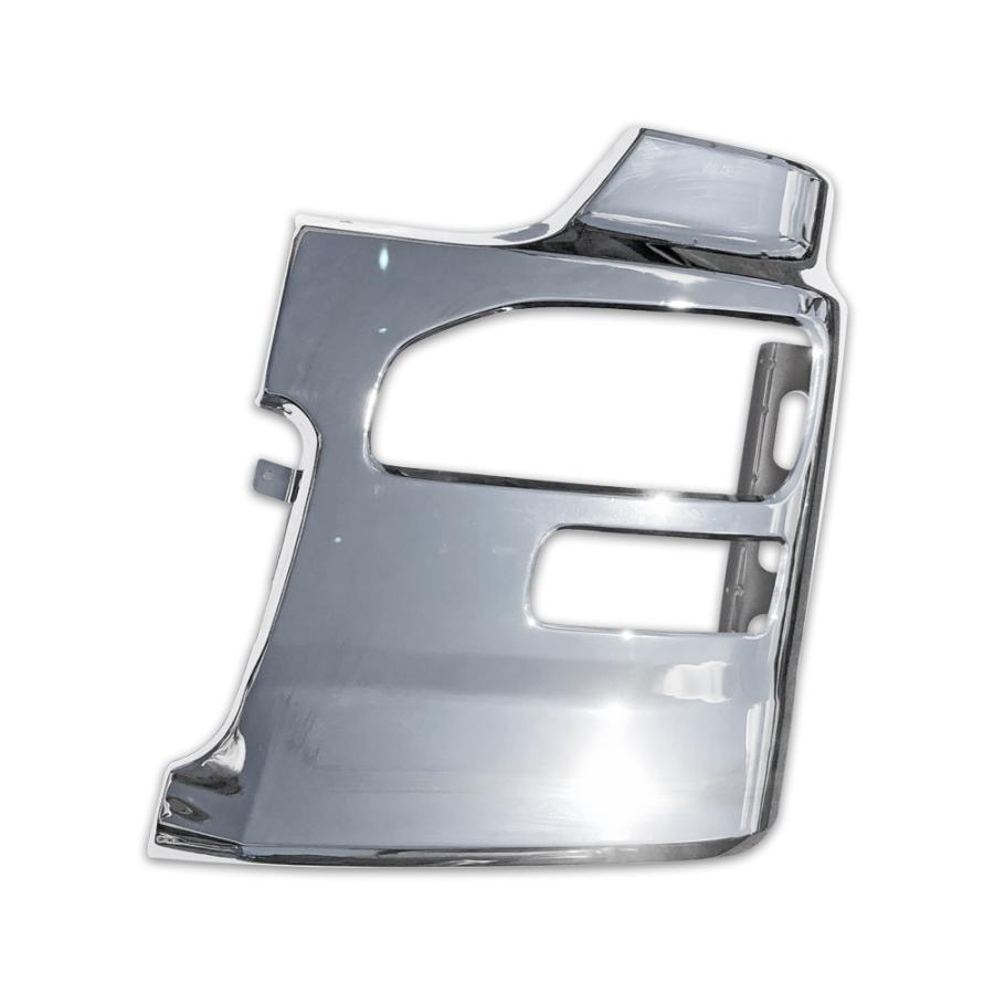 日産 UDトラックス クオン エアダム有メッキフロントバンパー サイド部分 左側 日産 UDトラックス クオン エアダム有】メッキフロントバンパー サイド