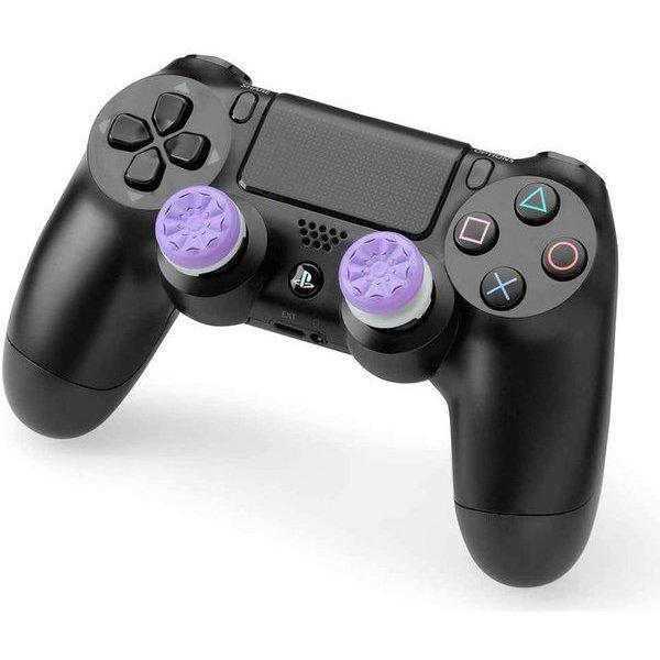 KontrolFreek FPSフリーク Galaxy for PlayStation 4 (PS4) and PlayStation 5 (PS5) | Performance Thumbsticks | 1 High-Rise, 1 Mid-Rise | Purple｜happiness-life｜02